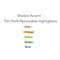 Sharpie Chisel Tip Retractable Highlighters - Assorted Ink/Barrel Colors (1-Set)